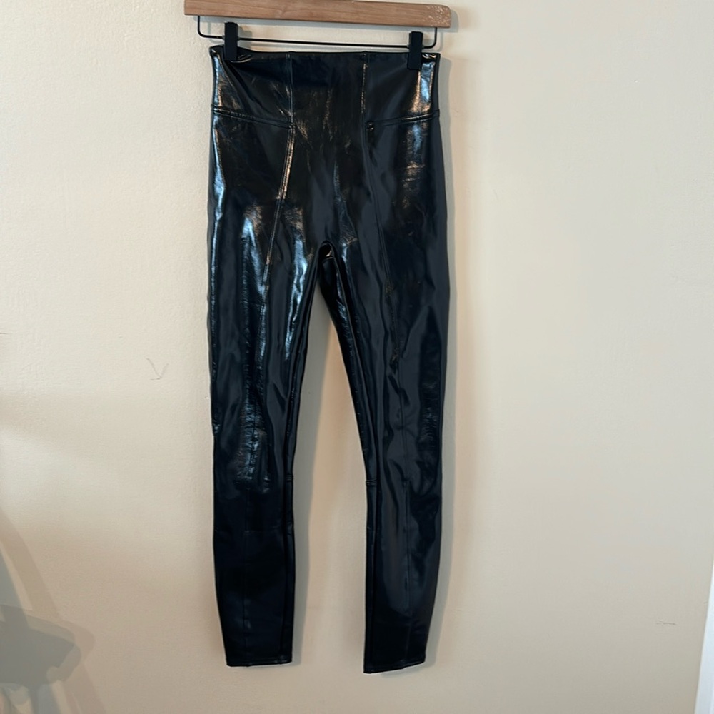 Spanx Faux Patent Leather Leggings